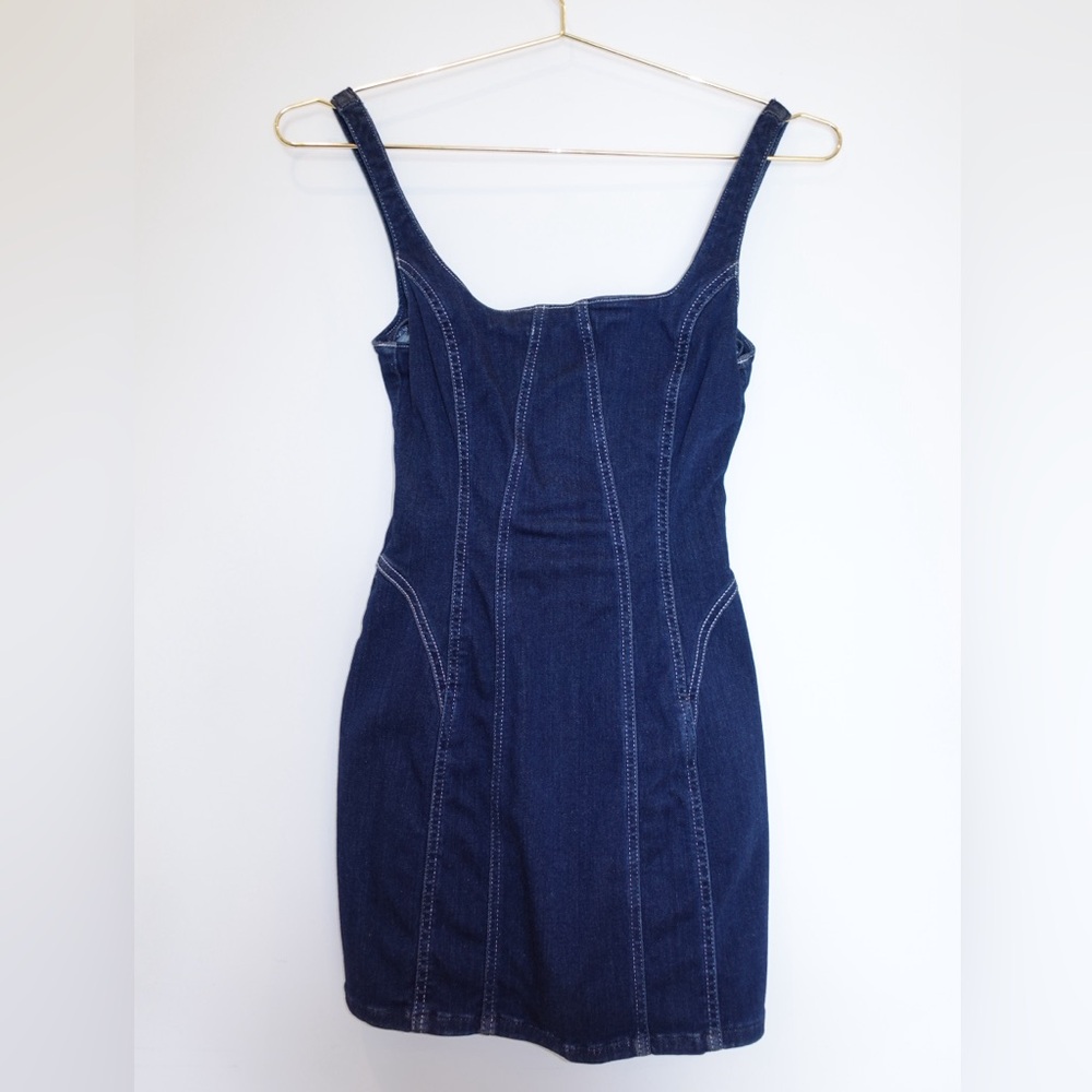 Dark Blue Denim Dress